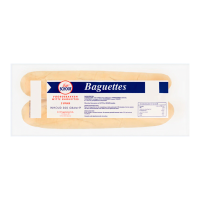 G'woon Baguettes Wit   2 stuks, 300 g