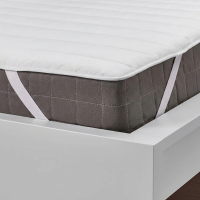 MENDALE matrastopper   Zachte ondersteunende 2,5 cm comfortabele en duurzame topper met eenvoudige pasvorm en elastische bandjes   hypoallergeen en wasbaar, 90 x 200 cm