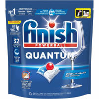 Finish vaatwastabletten Powerball Quantum All in 1 regulier (32 tabletten)