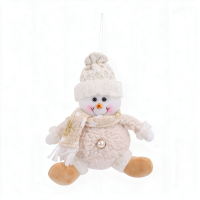 1 Stuk kerstman met sjaal, pop voor decoratie cadeau, deur, raam, tafel, boom, feestdagen, kerstseizoen