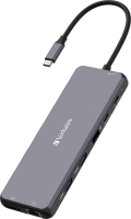Verbatim CMH 13 USB Type C 10000 Mbit/s zilver