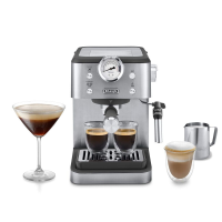 DE‘LONGHI Classic EM450 espressomachine metaal   15 bar druk, handmatige cappuccinomaker