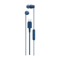 Sony IER EX15C headset bedraad in ear oproepen/muziek USB Type C blauw