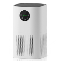 Rouny luchtreiniger voor thuis, H13 echt HEPA filter, CADR 150 m³/u, bereik 20 50 m², slaapmodus ≤25 dB, luchtkwaliteitsdisplay, 4 ventilatorsnelheden voor huisdieren en slaapkamer, AP T1