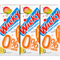 Wicky mango fruitdrank   6 x 200 ml