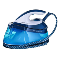 Philips GC7840/20 PerfectCare stoomgenerator   2400 W   400 g stoomstoot   1,5 L waterreservoir   verticaal stomen   snelle opwarming   blauw