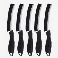 JORDAN&JUDY Lange Steel Schoonmaakborstel voor Spleten   Bladvormig Handvat 5 Pack