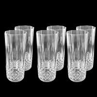 Alpina longdrinkglas set   400 mL, 6 stuks, transparant