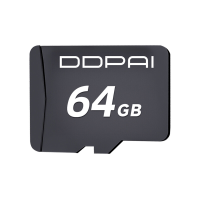 DDPAI 64 GB SD kaart Class 10 voor dashcam, auto camera, auto DVR en adapters