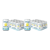 Charlie's Organics Bruiswater Citroen   12 x 330 ml x2