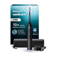 Philips Sonicare 7100 serie   elektrische tandenborstel   zwart   reisetui   gezonder tandvlees   HX7421/01