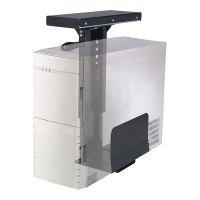 Neomounts CPU D250BLACK CPU houder   draaibaar   max 30 kg   universeel