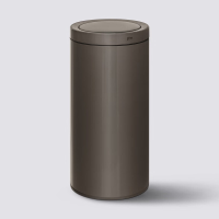 5Five Delta automatische prullenbak 40 l zwart metaal