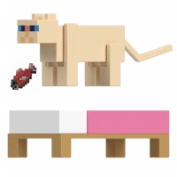Minecraft Biome Builds Perzische kat actiefiguur   8 cm, JCN30