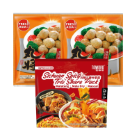 Varkensballen + Sichuan pittig 3 smaken grootverpakking 1540 g