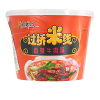 Jiaxiangren Cross Bridge Rijst Noodle Pikante Rundvleessmaak 100g