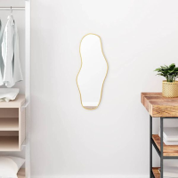 VidaXL wandspiegel goud 60 x 25 cm