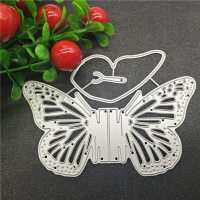 Creatieve vlinder metalen snijmallen sjabloon scrapbooking embossing tool papieren kaarten albumdecoratie, een vlinder en gereedschap