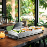 Huacan roestvrijstalen geïsoleerd buffetbord geschikt voor restaurants 1 stuk