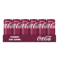Coca Cola Cherry Cola frisdrank   24 x 330 ml