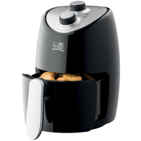 FRITEL Airfryer SnackTastic® 4202   Compacte Airfryer   Voor 1 tot 2 personen   Ideaal voor kleine porties   Airfryer voor singles en studenten   Zwart   2 L   1000 W