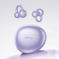 Sanag S7S ultragevoelige lang meegaande sporthoofdtelefoon met beengeleiding en bluetooth voor over het oor met open vertaling via kunstmatige intelligentie