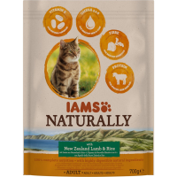 IAMS natuurlijk droogvoer voor volwassen katten met lam en rijst