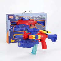 Tokky 2 in 1 kinderspeelgoedgeweer, volautomatische bellenblaasmachine en kogelwerper met zuignappen, inclusief 20 zachte kogels en schietdoel, M416 tactische look voor outdoor gevechtsspel, verjaardagscadeau voor jongens van 3 14 jaar