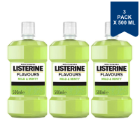Listerine Smaken Mild en Muntig 500 ml (3 Pack)