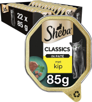 Sheba Classic Paté Met Kip 22 x 85 g