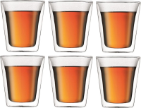 Bodum Canteen dubbelwandige glazen set   6 stuks, 0,2 L