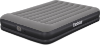 Bestway Tritech Luchtbed Queen met Ingebouwde USB Pomp   80 inch x 60 inch x 14 inch (2,03 m x 1,52 m x 36 cm), Grijs