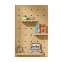 JORDAN&JUDY Massief Houten Organizer, 40 cm × 60 cm, Natuurlijke Houtkleur