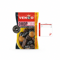 Venco Zachte Zoete Dropmix   440 g