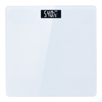 Sparoma AD 26 Witte elektronische weegschaal   2 AAA batterijen (niet inbegrepen), 180 kg draagvermogen, 0,05 kg hoge precisie, 4 mm gehard glas, LCD scherm, geschikt voor badkamer, slaapkamer en thuisgebruik