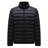 PELLIOT Outdoor 800v Gewatteerde Jas Met Bottenstijl Lichtgewicht Heren Zwart XXL