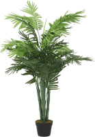 AORTA Kunstpalmboom   80 cm, Groen, 18 Bladeren