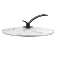 BJ 34 cm gehard glazen deksel met staande handgreep