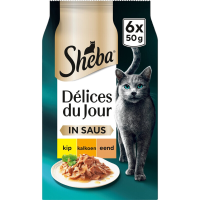 Sheba Délices in saus kalkoen & kip, multipack (X stuks)