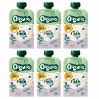 Organix BIO Nutri Fiber Banaan Yoghurt Bosbes Havermout 12 M+ 100 g x 6
