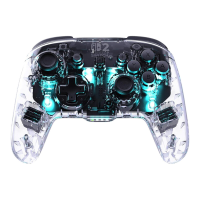 Turtle Beach Afterglow Wave Draadloze Controller (Bluetooth) RGB   TMR Sticks, 40 h Batterij, 4 RGB modi, 2 Programmeerbare Knoppen   Nintendo Switch 2, Switch, Switch Lite & Switch OLED   Transparant