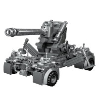 CAYI Duitse 88 mm Flak Anti Luchtafweergeschut 355 Stuks Bouwstenenset Voor Hobbybouwers