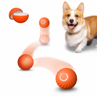 Petgravity slimme stuiterbal (voor de kleinere hond) oranje