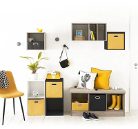 5Five Mix n'Modul Bank   Grijs, 105 x 34 x 49,5 cm