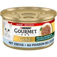 Gourmet Gold kattenvoer malse lekkernijen met zeevis 85 g