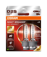 OSRAM XENARC NIGHT BREAKER 220, D2S, +220% meer licht, Xenon koplamp, 66240XN2 2HB, 2 lampen