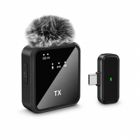Verbex ST5 enkele microfoon met universele aansluiting populaire draadloze knoopvormige mini dasspeldmicrofoon voor livestreams