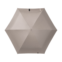 Beneunder BM666 compacte uv werende paraplu met zwarte coating grijs
