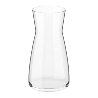 INPROB Glazen vaas 20 cm (8 inch) – 1 stuk – transparant glas – vaas voor bloemen en tulpen – decoratieve glazen vaas – voor tafeldecoratie, woonkamer, slaapkamer, bruiloft