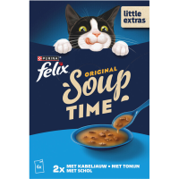 Felix soep vis kattenvoer 6 x 48 g